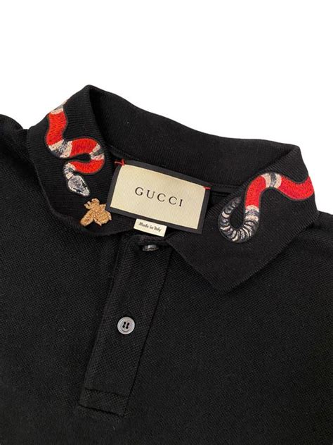 gucci polo snake fake|gucci snake and bee polo.